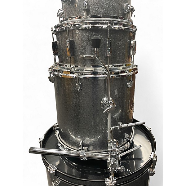Used ddrum 5 Piece D2 Silver Sparkle Drum Kit