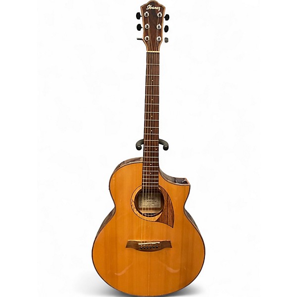 Used Ibanez aew22cd-nt1201 Natural Acoustic Electric Guitar