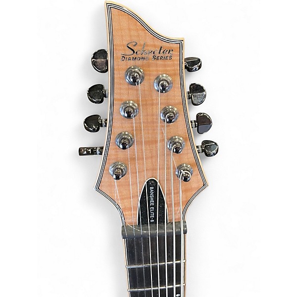 Used Schecter Guitar Research Banshee Left Handed Natural Electric Guitar