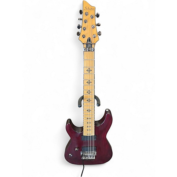 Used Schecter Guitar Research Jeff Loomis JL-7 Left Hand Vampyre Red Electric Guitar