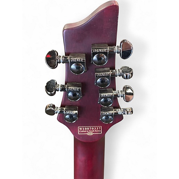 Used Schecter Guitar Research Jeff Loomis JL-7 Left Hand Vampyre Red Electric Guitar