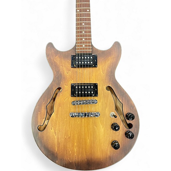 Used Ibanez AM73B Archtop Natural Hollow Body Electric Guitar