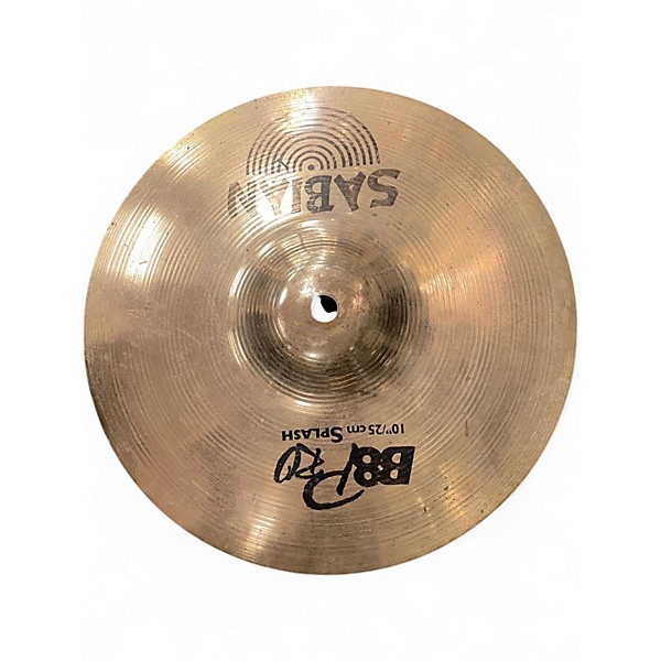 Used SABIAN 10in b8 pro splash Cymbal