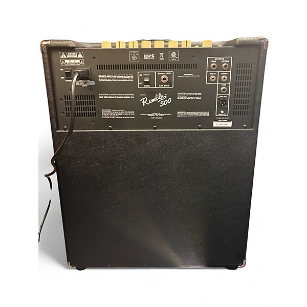 Used Fender RUMBLE 500 Bass Combo Amp