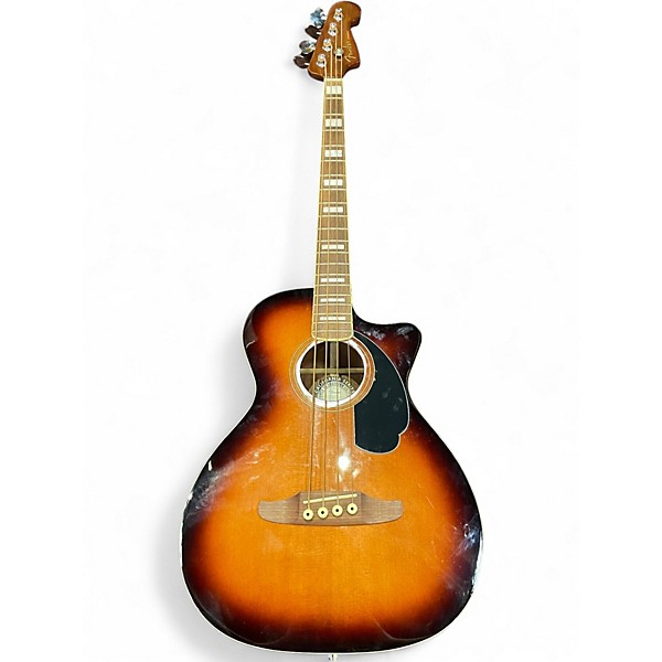 Used Fender Kingman 4-String Antique Natural Acoustic Bass Guitar