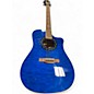 Used Fender T Bucket 300CE Blue Acoustic Electric Guitar thumbnail