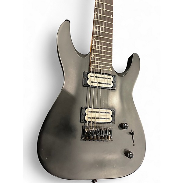 Used Jackson JS22-7 Dinky 7 String Black Solid Body Electric Guitar
