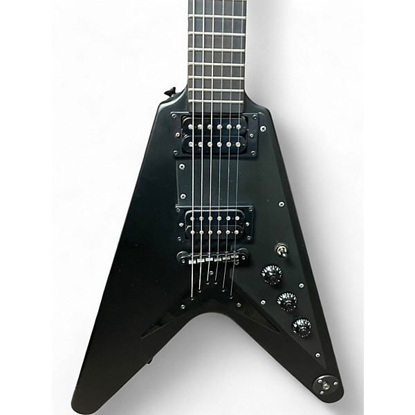 Used Epiphone 1958 Flying V Gothic 12 Ebony Solid Body Electric Guitar