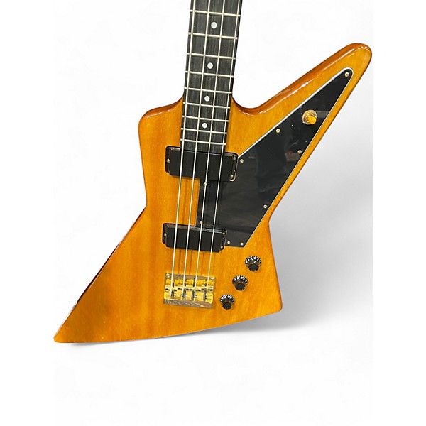 Used Epiphone Explorer  Natural Electric Bass Guitar