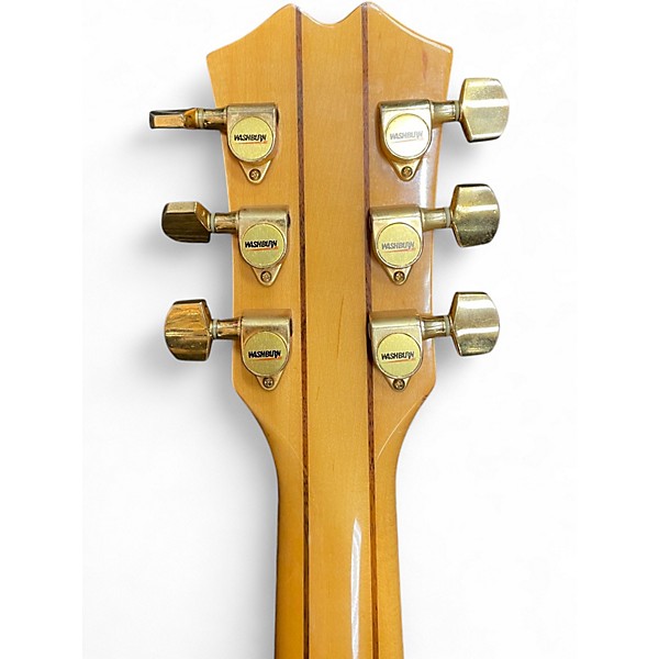 Used Washburn J6 Washington Natural Hollow Body Electric Guitar