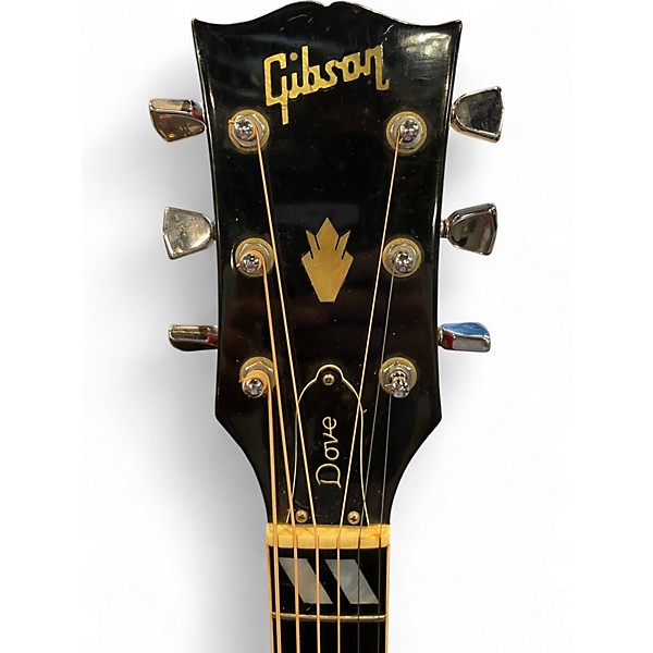 Vintage 1974 Gibson Dove SUNBURST Acoustic Electric Guitar