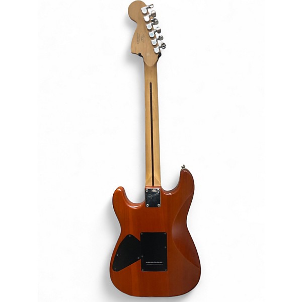 Used Squier Deluxe Stratocaster Walnut Solid Body Electric Guitar