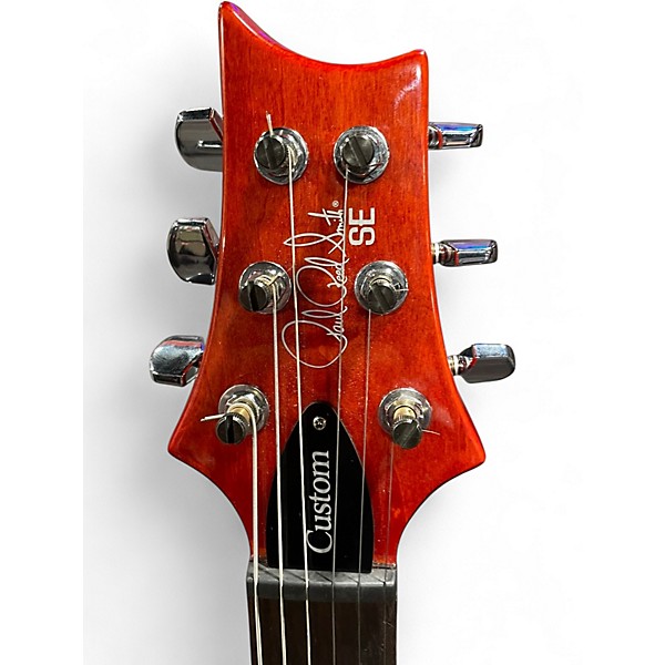 Used PRS SE Custom 24 Cherry Sunburst Solid Body Electric Guitar