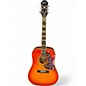 Used Epiphone Hummingbird Pro Sunburst Acoustic Electric Guitar thumbnail