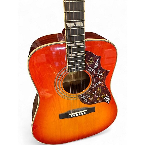 Used Epiphone Hummingbird Pro Sunburst Acoustic Electric Guitar