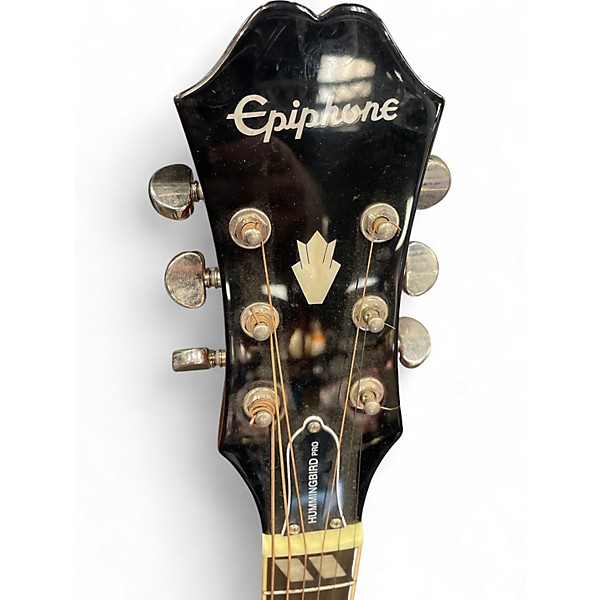 Used Epiphone Hummingbird Pro Sunburst Acoustic Electric Guitar
