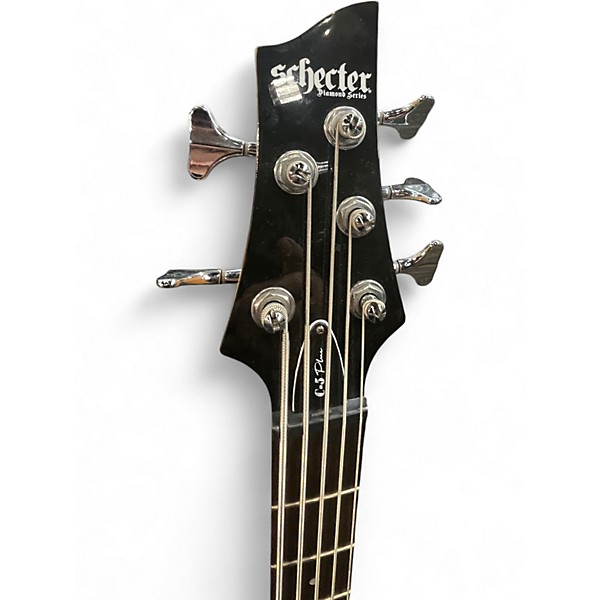 Used Schecter Guitar Research C5 Blue Burst Electric Bass Guitar