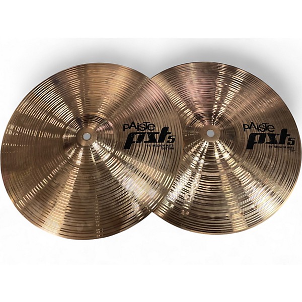 Used Paiste 14in PST5 Hi Hat Pair Cymbal