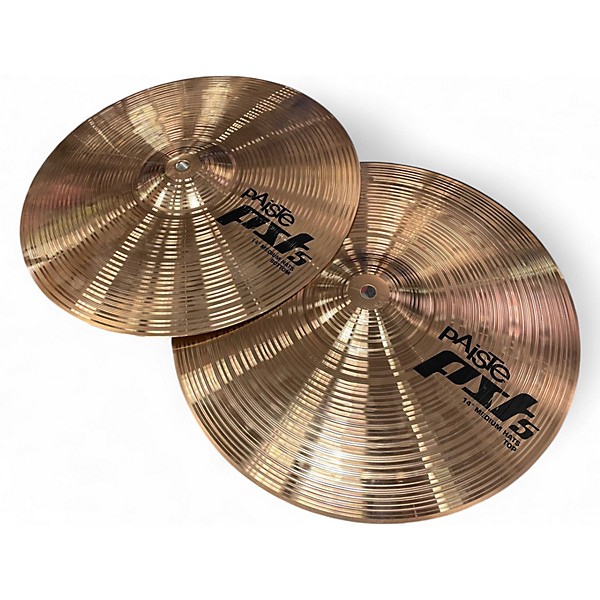 Used Paiste 14in PST5 Hi Hat Pair Cymbal