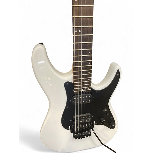 Used Schecter Guitar Research Sun Valley Super Shredder FR-S White Solid Body Electric Guitar