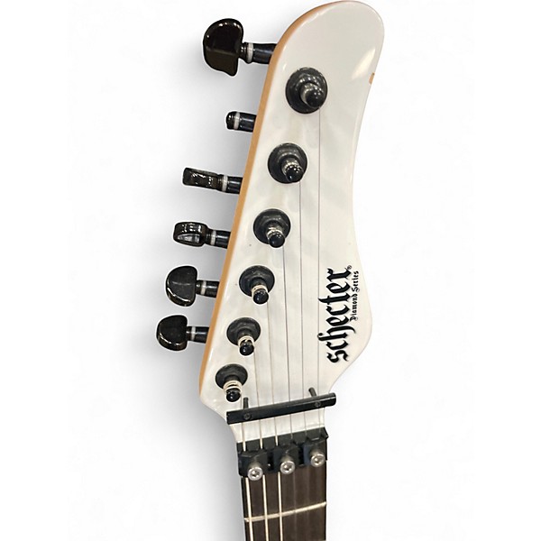 Used Schecter Guitar Research Sun Valley Super Shredder FR-S White Solid Body Electric Guitar