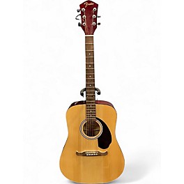 Used Fender FA-125 Natural Acoustic Guitar