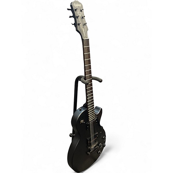 Used Epiphone Gothic Les Paul Studio Black Solid Body Electric Guitar