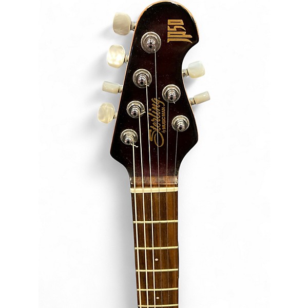 Used Sterling by Music Man JP50 Purple Solid Body Electric Guitar