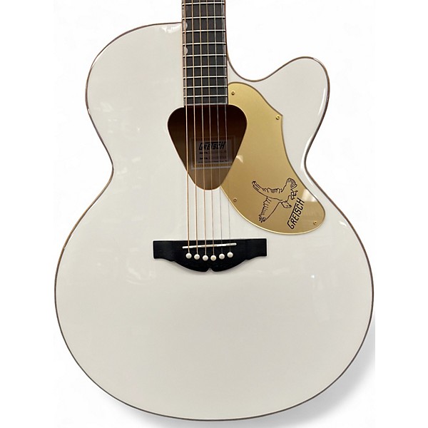 Used Gretsch Guitars G5022CWFE Rancher Falcon Jumbo White Acoustic Electric Guitar