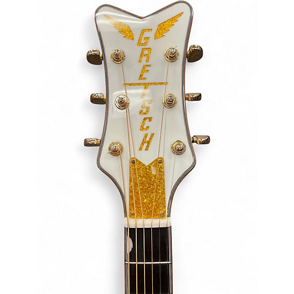 Used Gretsch Guitars G5022CWFE Rancher Falcon Jumbo White Acoustic Electric Guitar