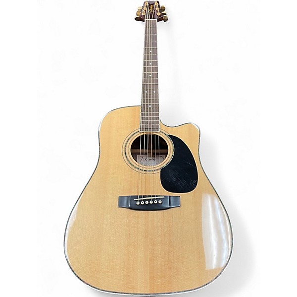 Used Takamine EG-334SC Natural Acoustic Electric Guitar