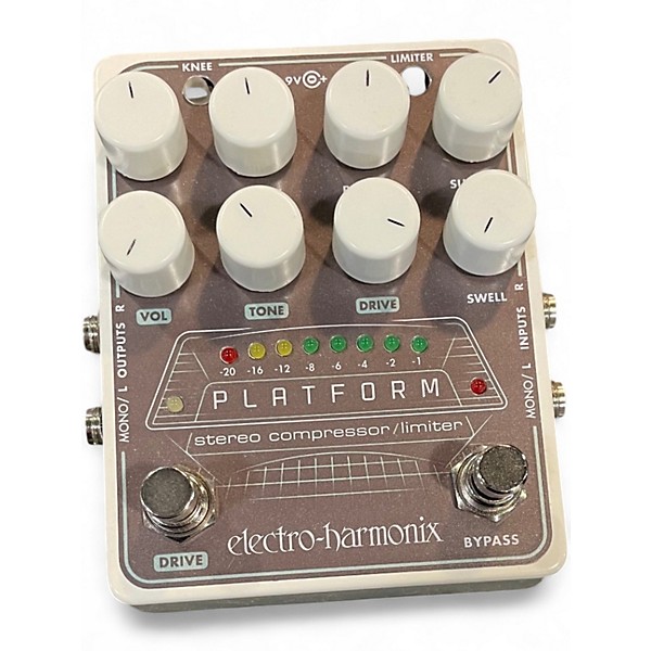 Used Electro-Harmonix Platform Stereo Compressor Limiter Effect Pedal