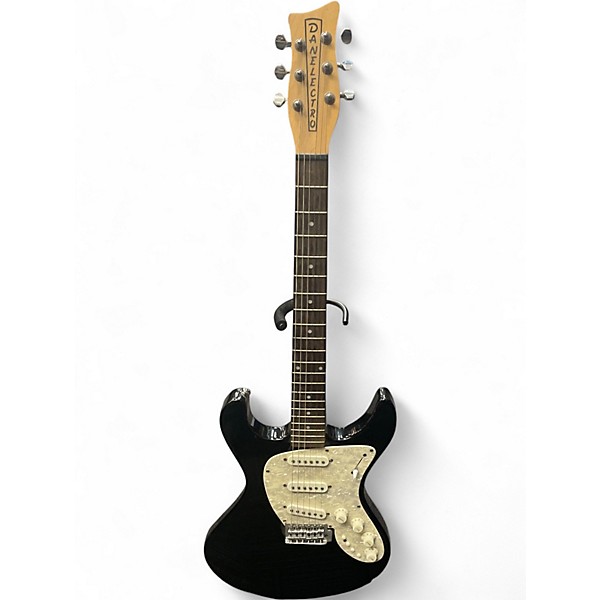 Used Danelectro DANOBLASTER Black Solid Body Electric Guitar