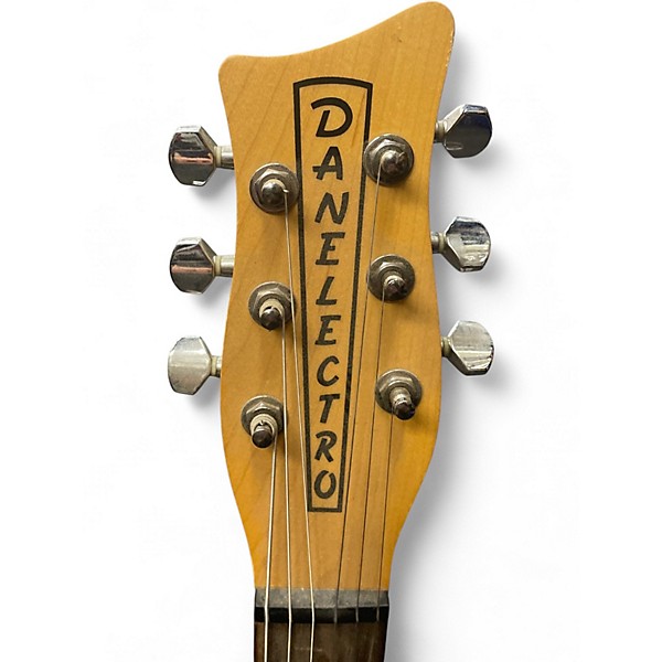 Used Danelectro DANOBLASTER Black Solid Body Electric Guitar