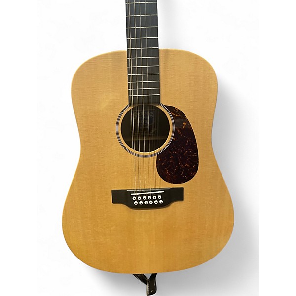 Used Martin D12X1AE Natural 12 String Acoustic Electric Guitar