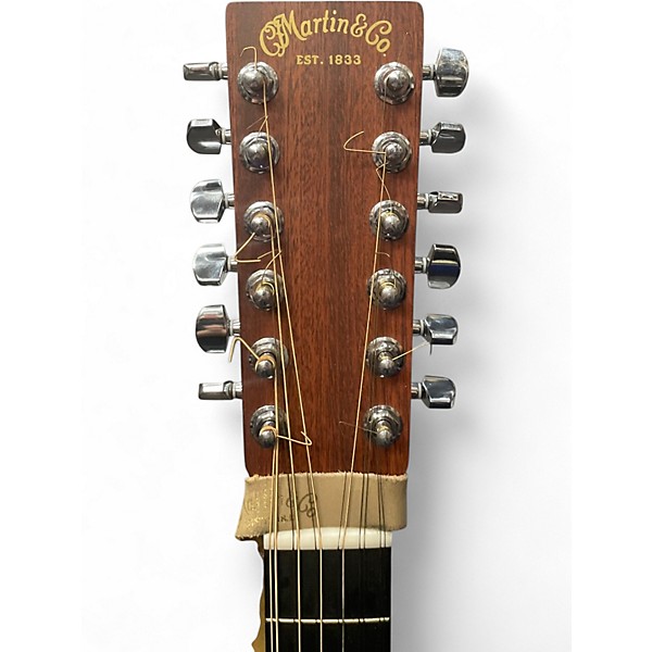 Used Martin D12X1AE Natural 12 String Acoustic Electric Guitar