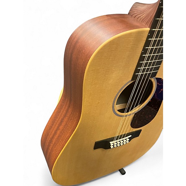 Used Martin D12X1AE Natural 12 String Acoustic Electric Guitar