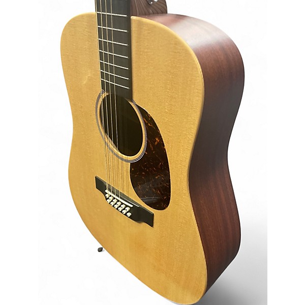 Used Martin D12X1AE Natural 12 String Acoustic Electric Guitar