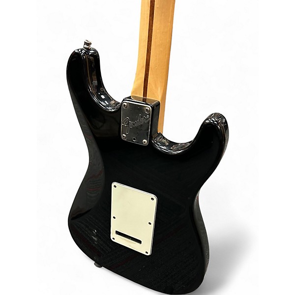 Used Fender LH AMERICAN STANDARD Black Solid Body Electric Guitar