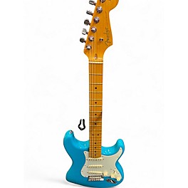 Used 2022 Fender American Professional II Stratocaster miami blue Solid Body Electric Guitar