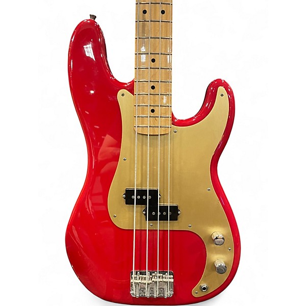 Used Fender VENTRURA 2 Candy Apple Red Electric Bass Guitar