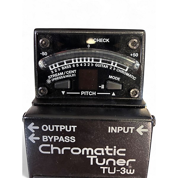 Used BOSS TU3W Waza Craft Chromatic Tuner Pedal