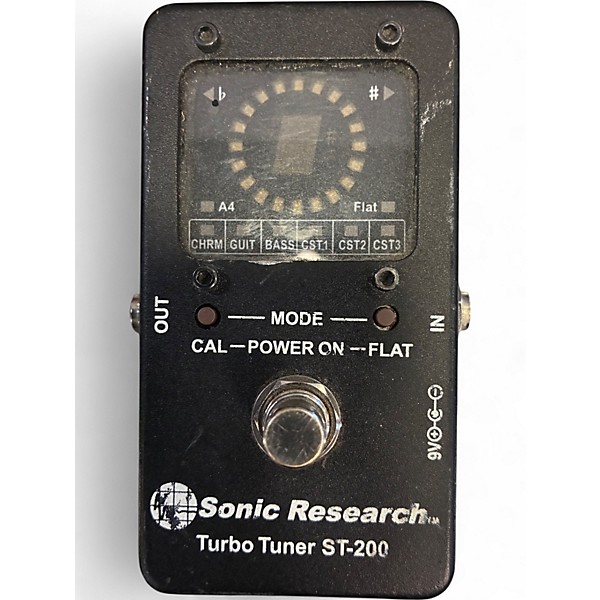 Used Sonic Research Turbo Tuner ST-200 Tuner Pedal | Guitar Center