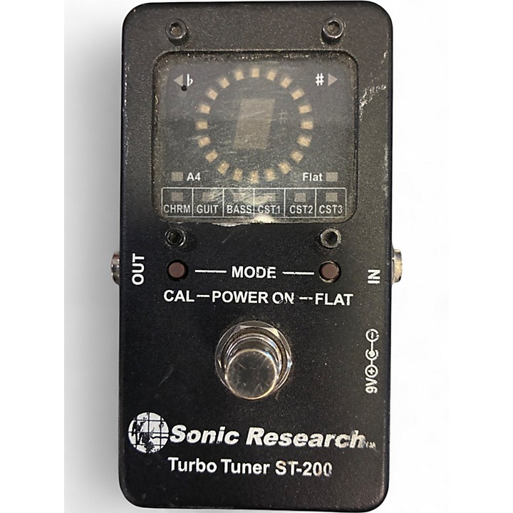 ギター Sonic Research ST-200 Used Sonic Research Turbo Tuner ST-200 Tuner Pedal | Guitar Center