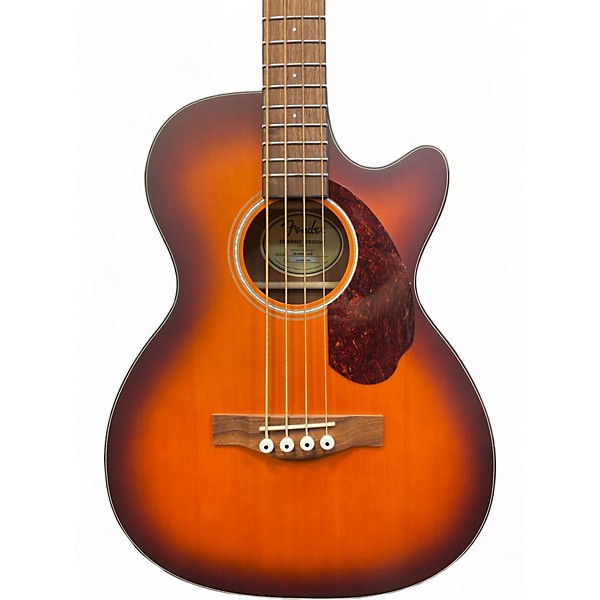 Used Fender CB60SCE ACB 2 Color Sunburst Acoustic Bass Guitar