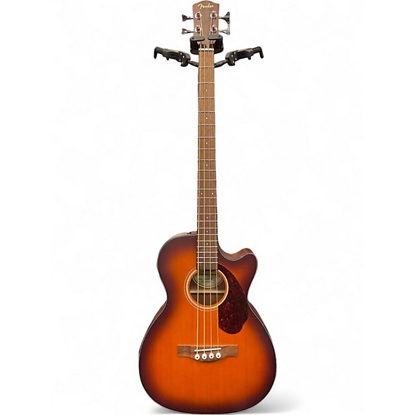 Used Fender CB60SCE ACB 2 Color Sunburst Acoustic Bass Guitar