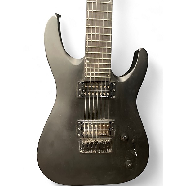 Used Jackson JS22-7 Dinky 7 String BLACK Solid Body Electric Guitar
