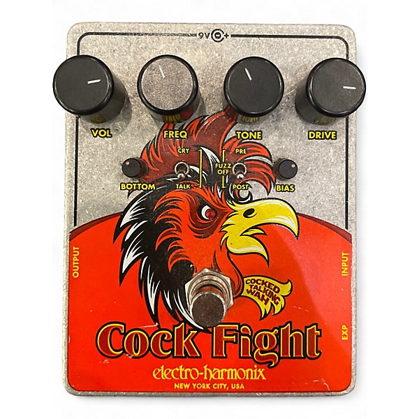 Used Electro-Harmonix Cock Fight Talking Wah Effect Pedal