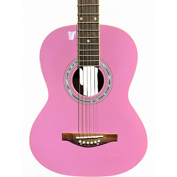 Used Daisy Rock Debutante Jr. Miss BUBBLEGUM PINK Acoustic Guitar