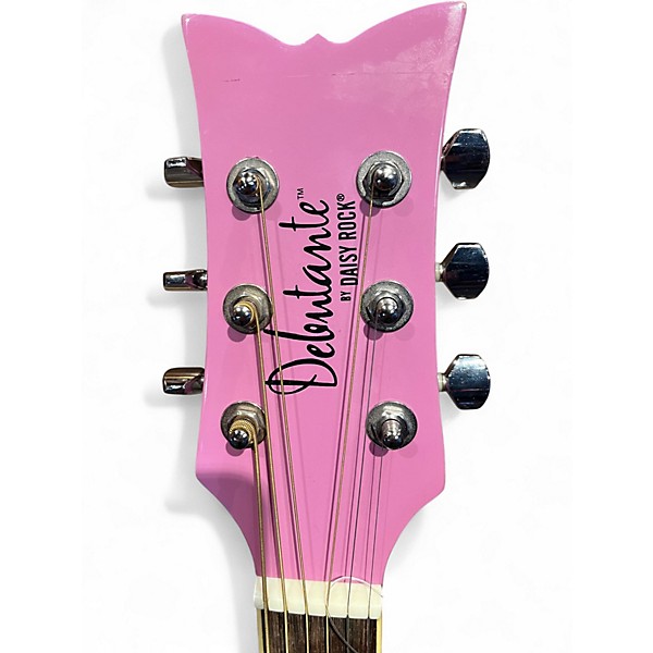 Used Daisy Rock Debutante Jr. Miss BUBBLEGUM PINK Acoustic Guitar
